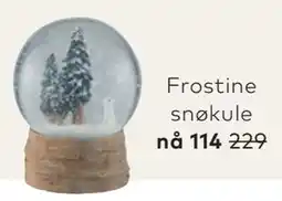 Skeidar Frostine snøkule tilbud