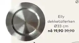 Skeidar Elly dekketallerken Ø33 cm tilbud