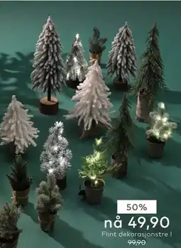 Skeidar Flint dekorasjonstre I tilbud