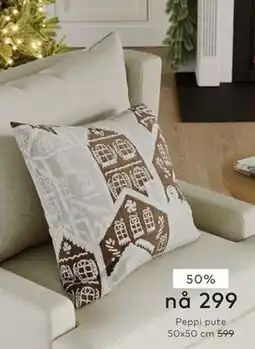 Skeidar Peppi pute 50x50 cm tilbud
