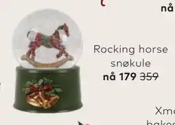 Skeidar Rocking horse snøkule tilbud