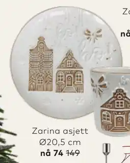 Skeidar Zarina asjett Ø20,5 cm tilbud