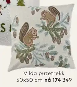 Skeidar Vilda putetrekk 50x50 cm tilbud