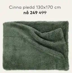 Skeidar Cinna pledd 130x170 cm tilbud