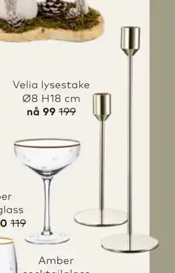 Skeidar Velia lysestake tilbud