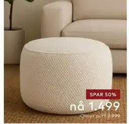 Skeidar Oliver puff tilbud