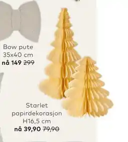 Skeidar Starlet papirdekorasjon H16,5 cm tilbud