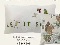 Skeidar Let it snow pute 30x50 cm tilbud