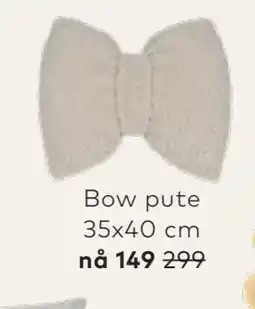 Skeidar Bow pute 35x40 cm tilbud
