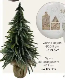 Skeidar Sylva dekorasjonstre H45 cm tilbud