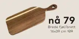 Skeidar Brede fjøl/brett 16x39 cm tilbud