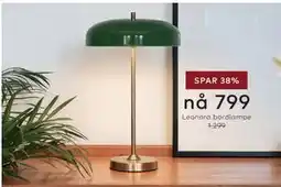 Skeidar Leonora bordlampe tilbud