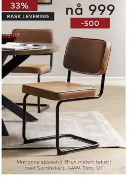 Skeidar Marianne spisestol tilbud