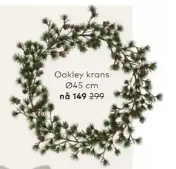 Skeidar Oakley krans Ø45 cm tilbud