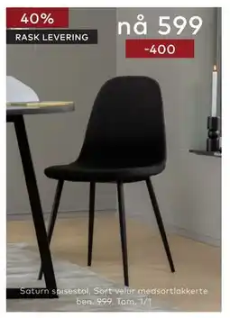 Skeidar Saturn spisestol tilbud