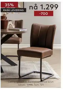Skeidar Celina spisestol tilbud