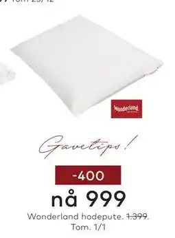 Skeidar Wonderland hodepute tilbud