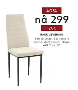 Skeidar Bari spisestol tilbud