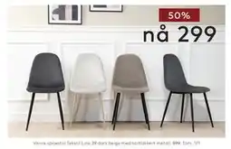 Skeidar Venus spisestol tilbud