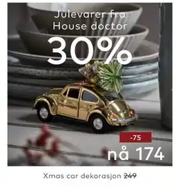 Skeidar Xmas car dekorasjon tilbud