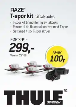 Thansen T-spor kit tilbud