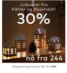 Skeidar Julevarer fra Kähler og Rosendahl tilbud