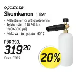 Thansen Skumkanon tilbud