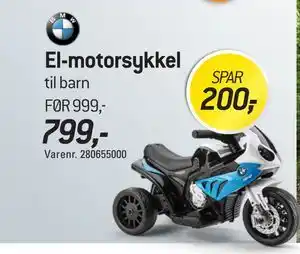 Thansen El-motorsykkel tilbud