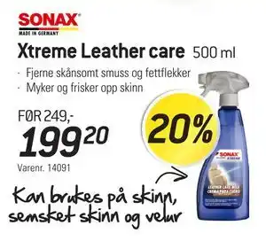 Thansen Xtreme Leather care tilbud