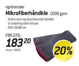 Thansen Mikrofiberhåndkle tilbud