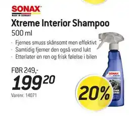Thansen Xtreme Interior Shampoo tilbud