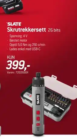 Thansen Skrutrekkersett tilbud