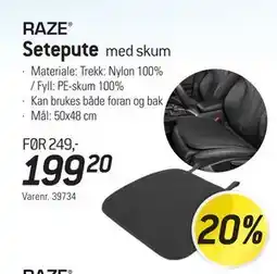 Thansen Setepute tilbud