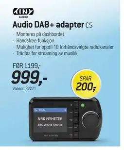 Thansen Audio DAB+ adapter tilbud