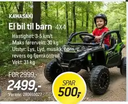 Thansen El bil til barn tilbud