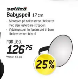 Thansen Babyspeil tilbud