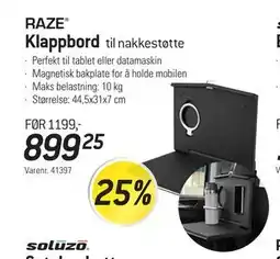 Thansen Klappbord tilbud