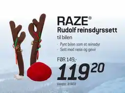 Thansen Rudolf reinsdyrssett tilbud