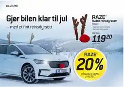 Thansen 20% PÅ RUDOLF REINSDYRSSETT tilbud