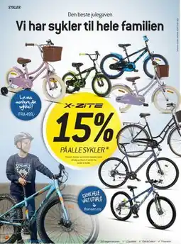 Thansen 15% PÅ ALLE SYKLER tilbud
