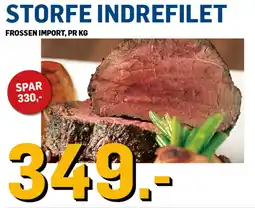 Price Lagerbutikk Storfe indrefilet tilbud