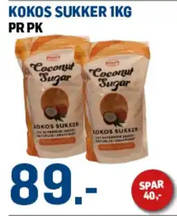 Price Lagerbutikk Kokos sukker tilbud