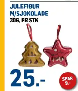 Price Lagerbutikk Julefigur m/sjokolade tilbud