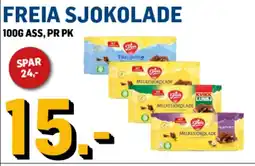 Price Lagerbutikk FREIA Sjokolade tilbud