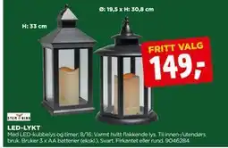 jem & fix LED-LYKT tilbud