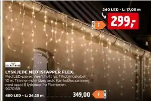 jem & fix LYSKJEDE MED ISTAPPER FLEX tilbud