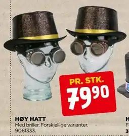 jem & fix HØY HATT tilbud