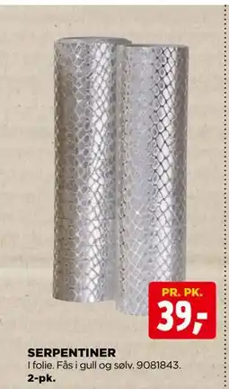 jem & fix SERPENTINER tilbud