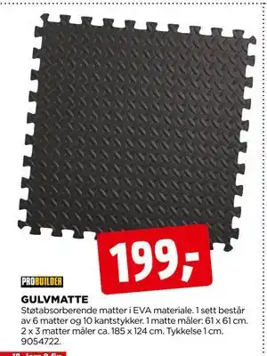 jem & fix GULVMATTE tilbud