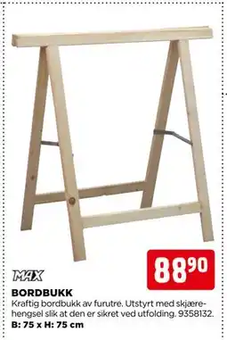 jem & fix BORDBUKK tilbud